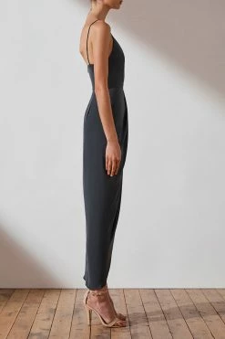 Shona Joy CORE COCKTAIL DRESS - CHARCOAL