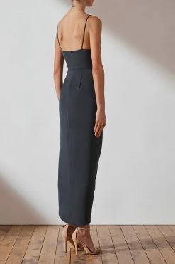 Shona Joy CORE COCKTAIL DRESS - CHARCOAL