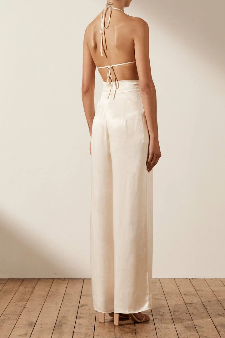 Shona Joy TOPS LA LUNE TRIANGLE BRALETTE - CREAM