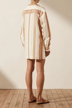 Shona Joy TOPS SUZANA LINEN BUTTON UP SHIRT