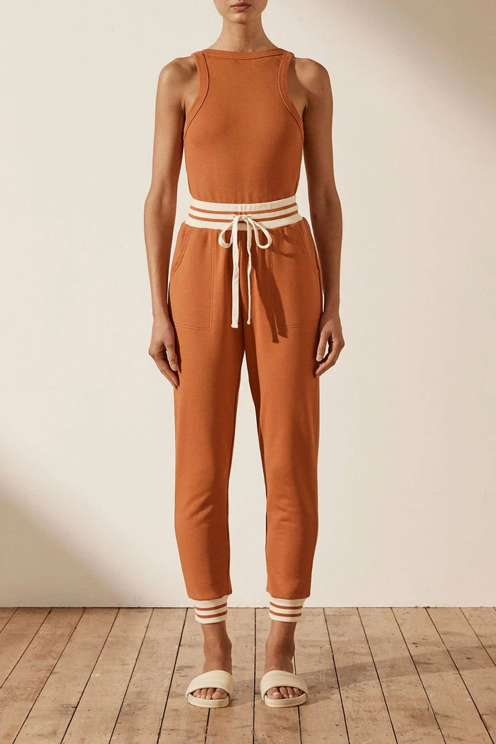 Shona Joy SJ SWEAT PANT - TURMERIC KNITWEAR