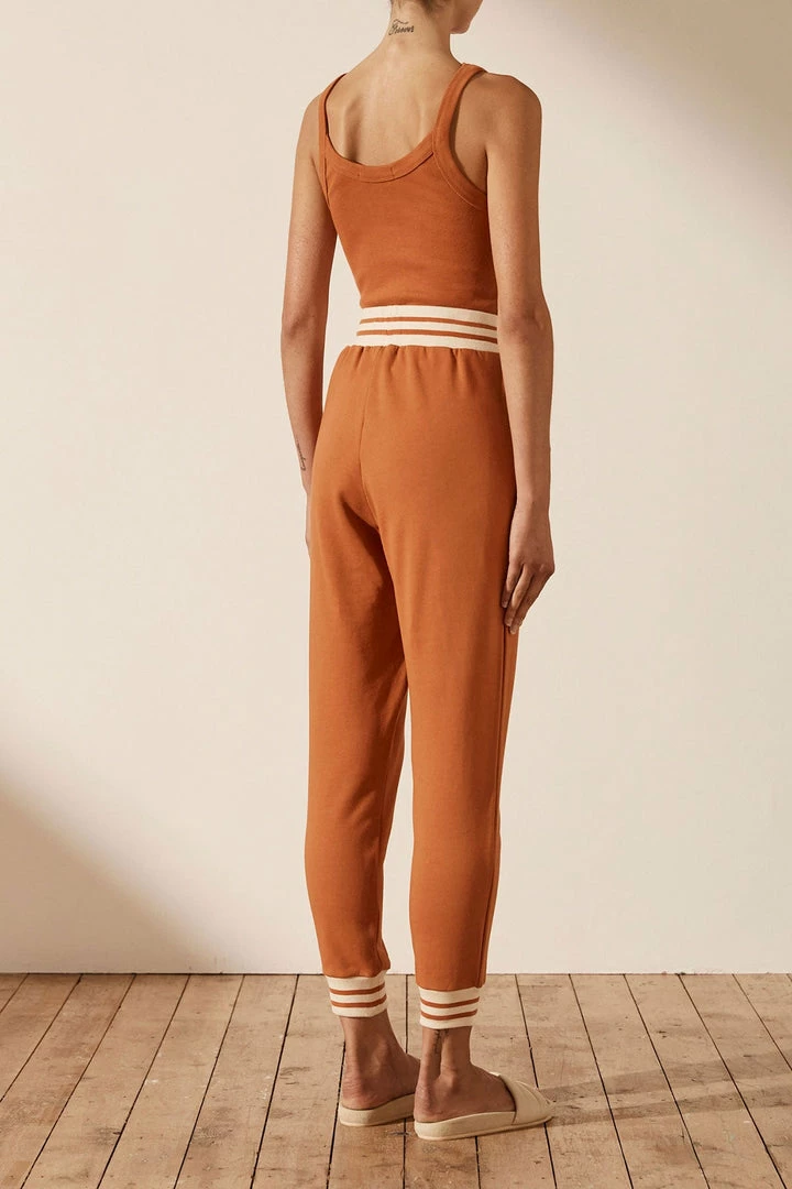 Shona Joy SJ SWEAT PANT - TURMERIC KNITWEAR