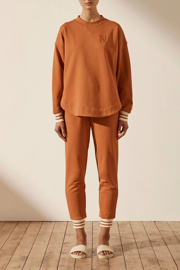 Shona Joy SJ SWEAT PANT - TURMERIC KNITWEAR