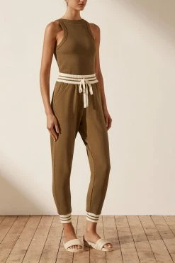 Shona Joy SJ SWEAT PANT - CUMIN KNITWEAR