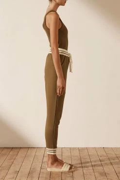 Shona Joy SJ SWEAT PANT - CUMIN KNITWEAR