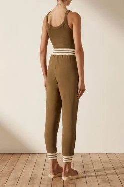 Shona Joy SJ SWEAT PANT - CUMIN KNITWEAR