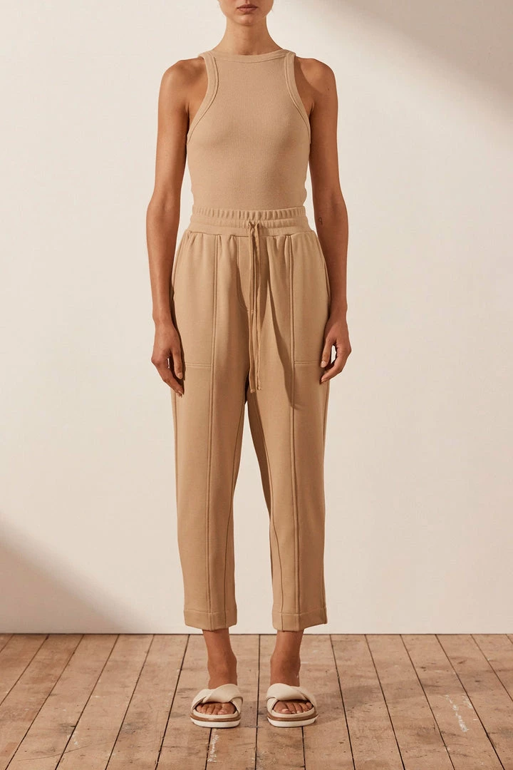 Shona Joy SJ DROP CROTCH PANT - TAN