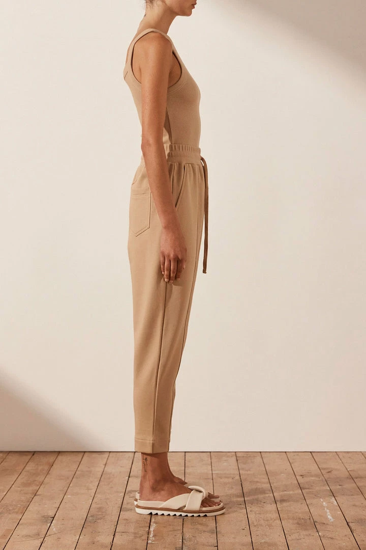 Shona Joy SJ DROP CROTCH PANT - TAN