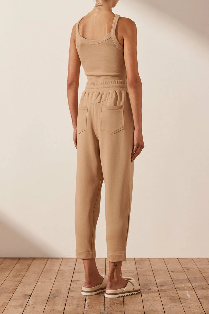 Shona Joy SJ DROP CROTCH PANT - TAN
