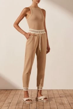 Shona Joy SJ SWEAT PANT - TAN