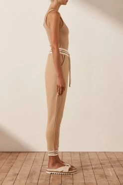 Shona Joy SJ SWEAT PANT - TAN