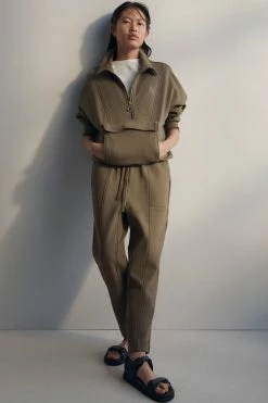 Shona Joy SJ DROP CROTCH PANT - MILITARY