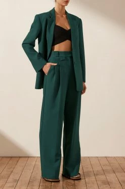 Shona Joy IRENA OVERSIZED TAILORED BLAZER - ROSEMARY