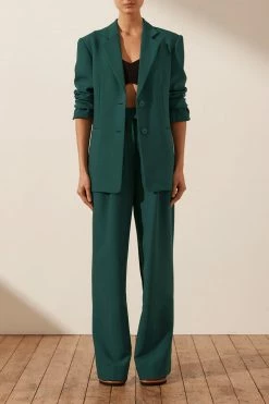 Shona Joy IRENA OVERSIZED TAILORED BLAZER - ROSEMARY