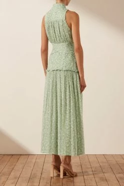 Shona Joy DRESSES AURORE SLEEVELESS BUTTON UP MIDI DRESS