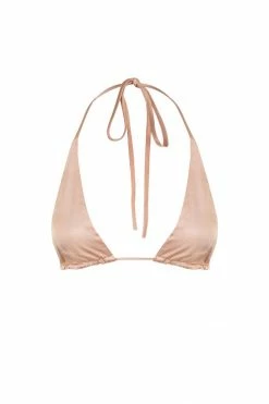 Shona Joy LA LUNE TRIANGLE BRALETTE - DESERT ROSE TOPS