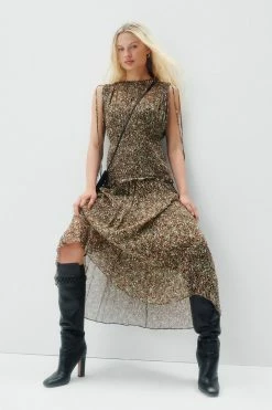 Shona Joy DRESSES ADELINE SHORT SLEEVE RUCHED MIDI DRESS