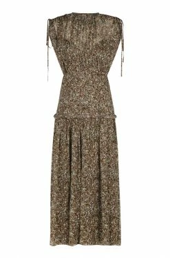 Shona Joy DRESSES ADELINE SHORT SLEEVE RUCHED MIDI DRESS