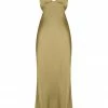Shona Joy ALMA BACKLESS MIDI DRESS - CUMIN DRESSES