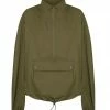 Shona Joy SJ ZIP UP ANORAK TOP - KHAKI