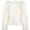 Shona Joy LA LUNE COWL BACK BALLOON SLEEVE BLOUSE - CREAM TOPS