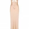 Shona Joy DRESSES LA LUNE BOW TIE MAXI DRESS - DESERT ROSE