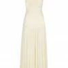 Shona Joy DRESSES CLEMENCE HIGH NECK MIDI DRESS - CREAM
