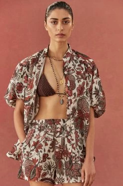 Shona Joy CATALINA SHORT SLEEVE SHIRT