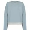 Shona Joy SJ LOGO CROPPED JUMPER - CHALK BLUE