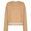 Shona Joy SJ LOGO CROPPED JUMPER - TAN