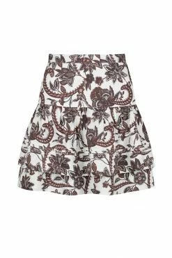 Shona Joy SKIRTS DAHLIA LINEN FRILL MINI SKIRT