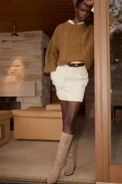 Shona Joy EVA CABLE JUMPER - TAPENADE