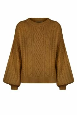 Shona Joy EVA CABLE JUMPER - TAPENADE