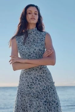 Shona Joy DRESSES FRANCESCA HIGH NECK MIDI DRESS