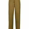 Shona Joy GIORGIA HIGH WAISTED TAILORED PANT - OLIVE OIL SHORTS & PANTS
