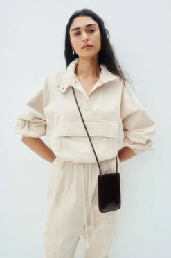 Shona Joy HOLLY DROP CROTCH PANT - CREAM SHORTS & PANTS