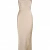 Shona Joy DRESSES LA LUNE HIGH NECK MIDI DRESS - GOLD