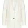 Shona Joy IRENA COLLARLESS OVERSIZED BLAZER - CREAM