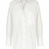 Shona Joy ISABELLA OVERSIZED WIDE CUFF SHIRT - IVORY TOPS