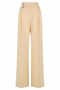Shona Joy IVY HIGH WAISTED TAILORED PANT - PEANUT BUTTER