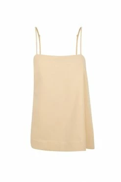 Shona Joy IVY TAILORED STRAPPY TOP - PEANUT BUTTER