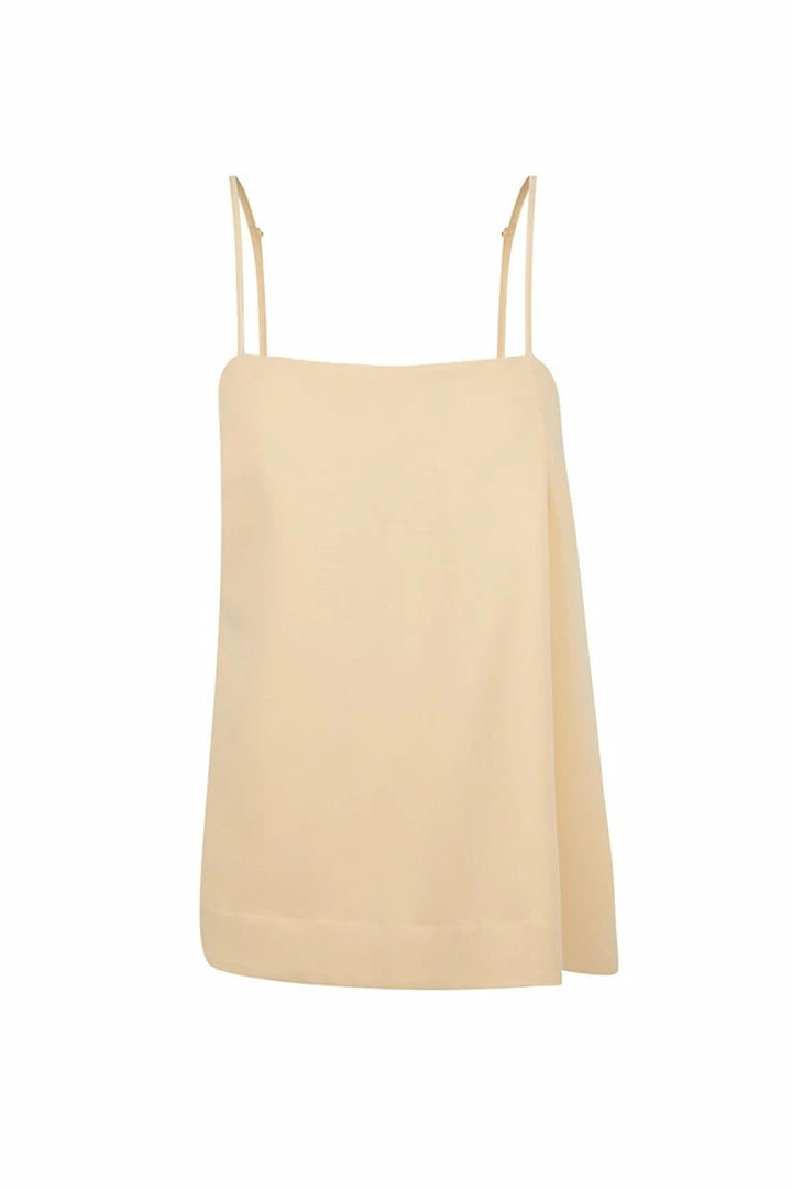 Shona Joy IVY TAILORED STRAPPY TOP - PEANUT BUTTER