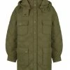 Shona Joy TOPS SJ QUILTED JACKET - KHAKI
