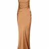 Shona Joy LA LUNE LACE BACK MAXI DRESS - COPPER DRESSES
