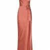 Shona Joy DRESSES LA LUNE BIAS COWL MAXI DRESS - TERRACOTTA