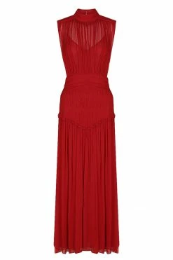 Shona Joy LÈONIE HIGH NECK MIDI DRESS - SCARLETT DRESSES