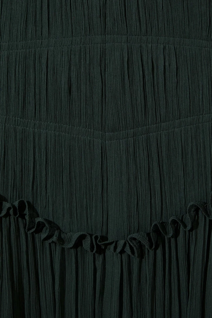 Shona Joy DRESSES LÈONIE DOUBLE STRAP FRILL MAXI DRESS - ROSEMARY