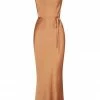 Shona Joy DRESSES LA LUNE BIAS COWL MIDI DRESS - COPPER