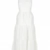 Shona Joy MAYA LINEN BACKLESS HALTER MIDI DRESS - IVORY DRESSES