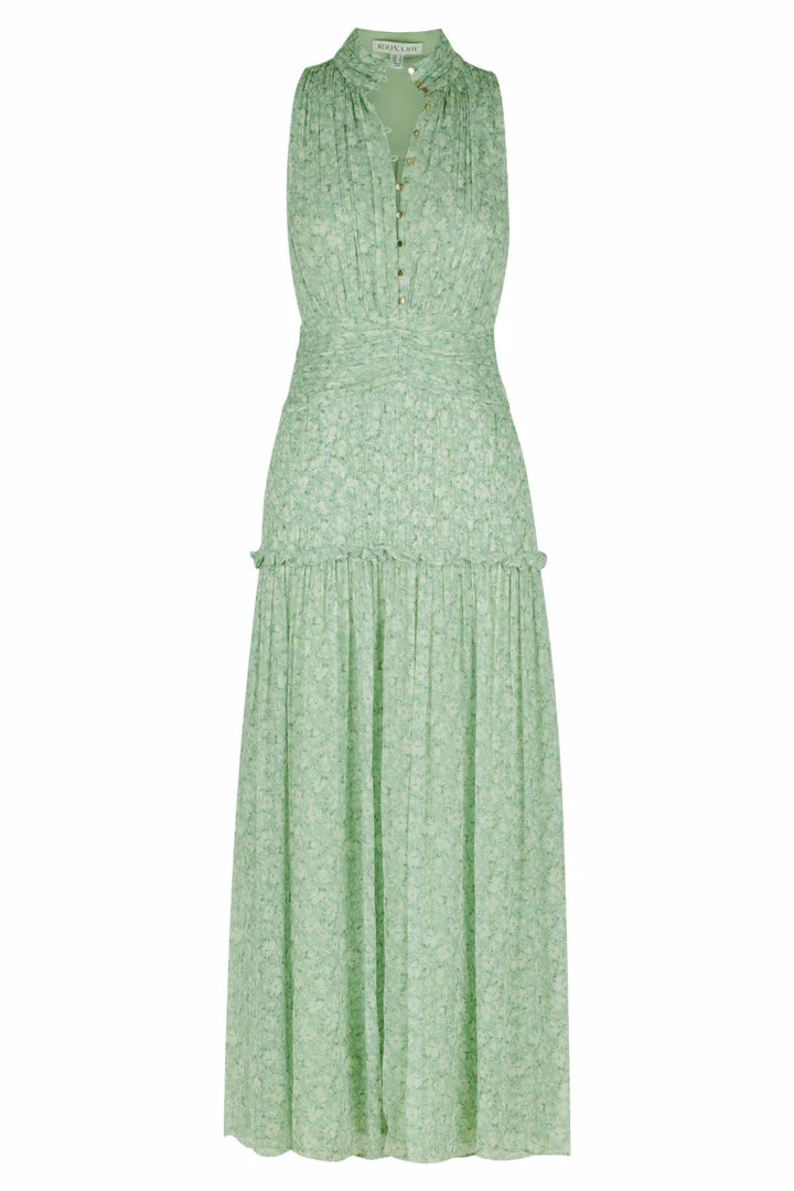 Shona Joy DRESSES AURORE SLEEVELESS BUTTON UP MIDI DRESS